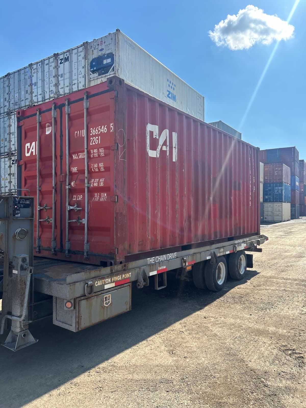 20ft Standard (8'6") – Used (Cargo Worthy)