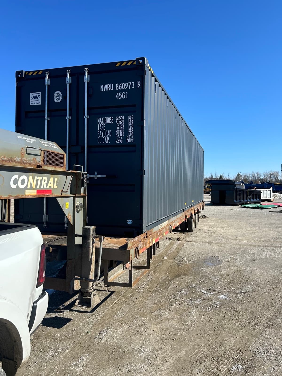 40ft High Cube (9'6") – New (One-Trip)