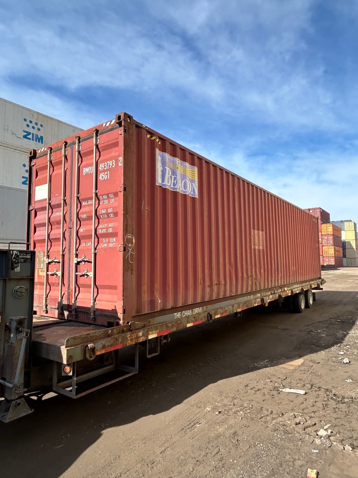 40ft High Cube (9'6") – Used (Cargo Worthy)