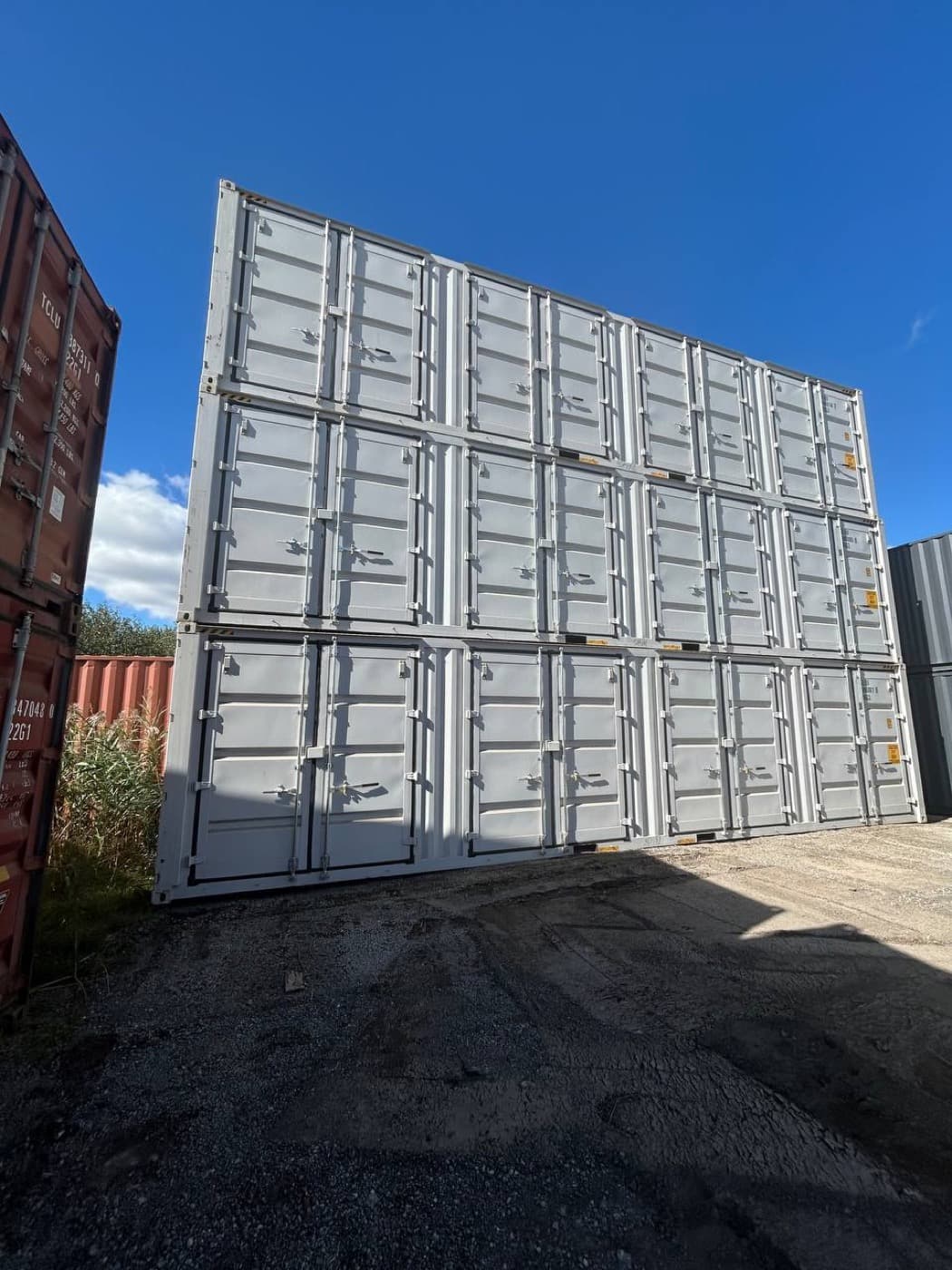 Open-side units ready to go